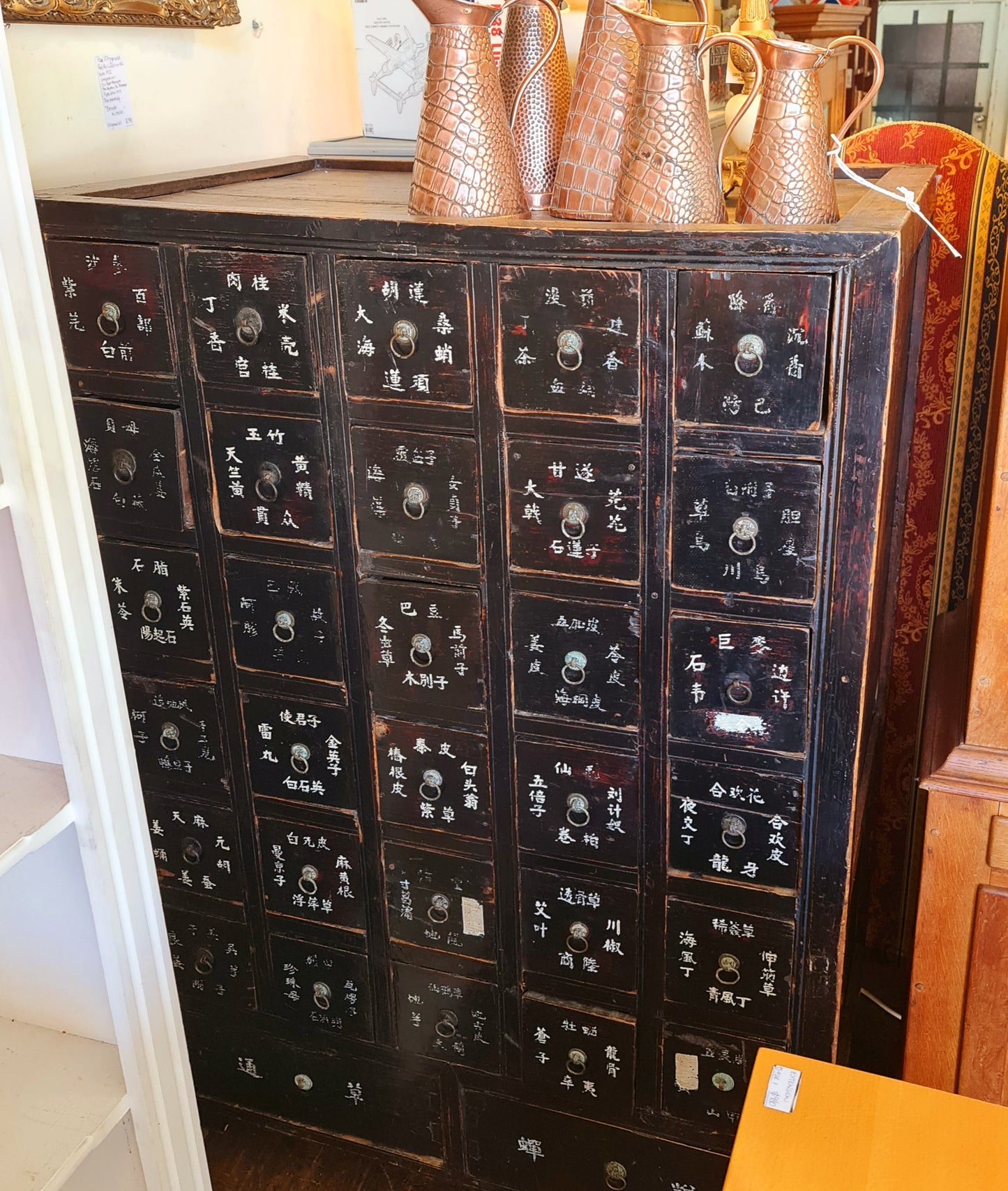 Antique Chinese Furniture Apothecary Drawers Medical Medicine