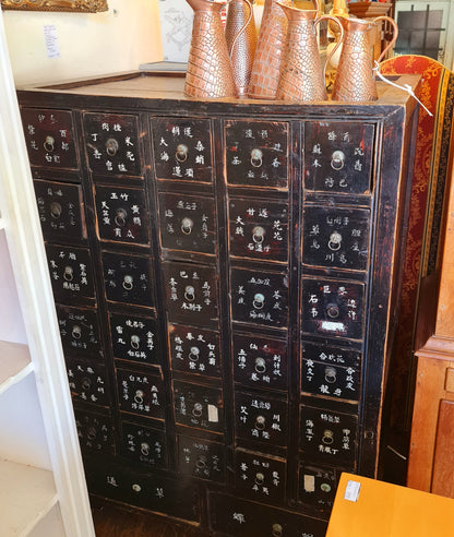 Antique Chinese Furniture Apothecary Drawers Medical Medicine