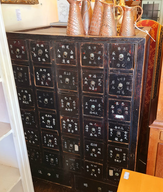 Antique Chinese Furniture Apothecary Drawers Medical Medicine