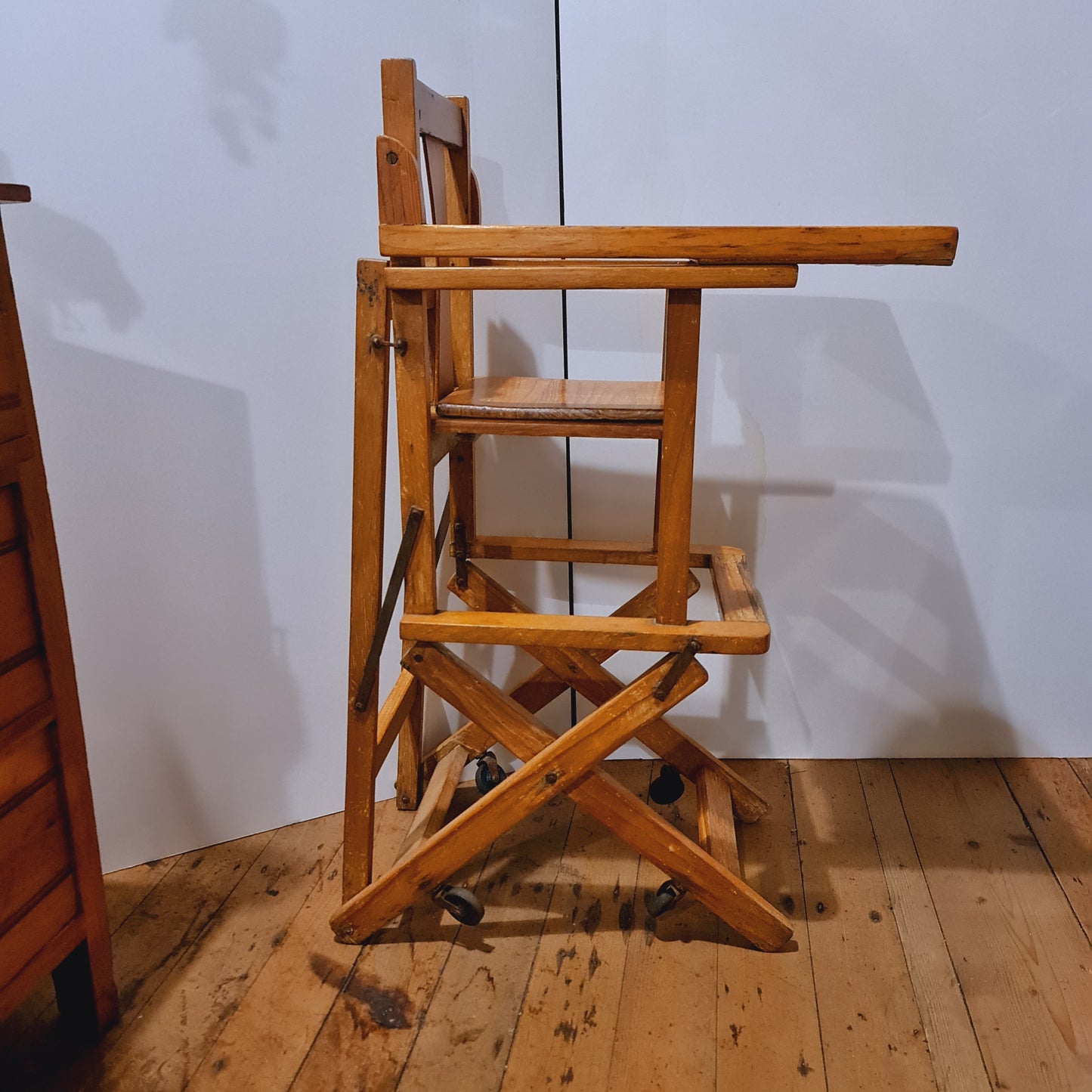 Antique Childs Hi Chair of Metamorphic Design
