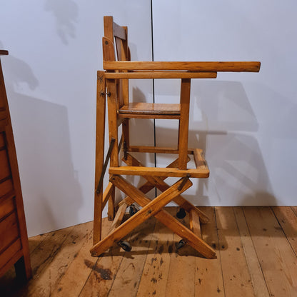 Antique Childs Hi Chair of Metamorphic Design