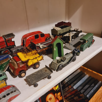 Collection of Die Cast Toy Cars Made in England by Dinky and Meccano