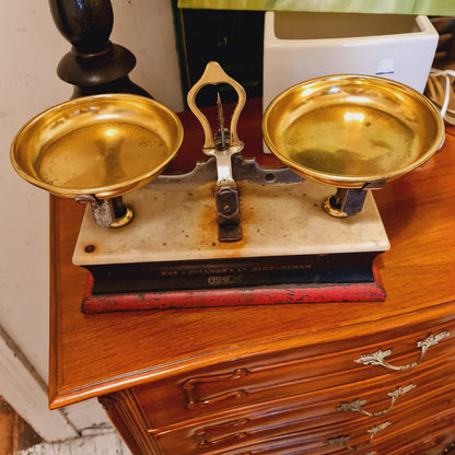 Antique Scales Vintage Kitchen or Shop Made in England
