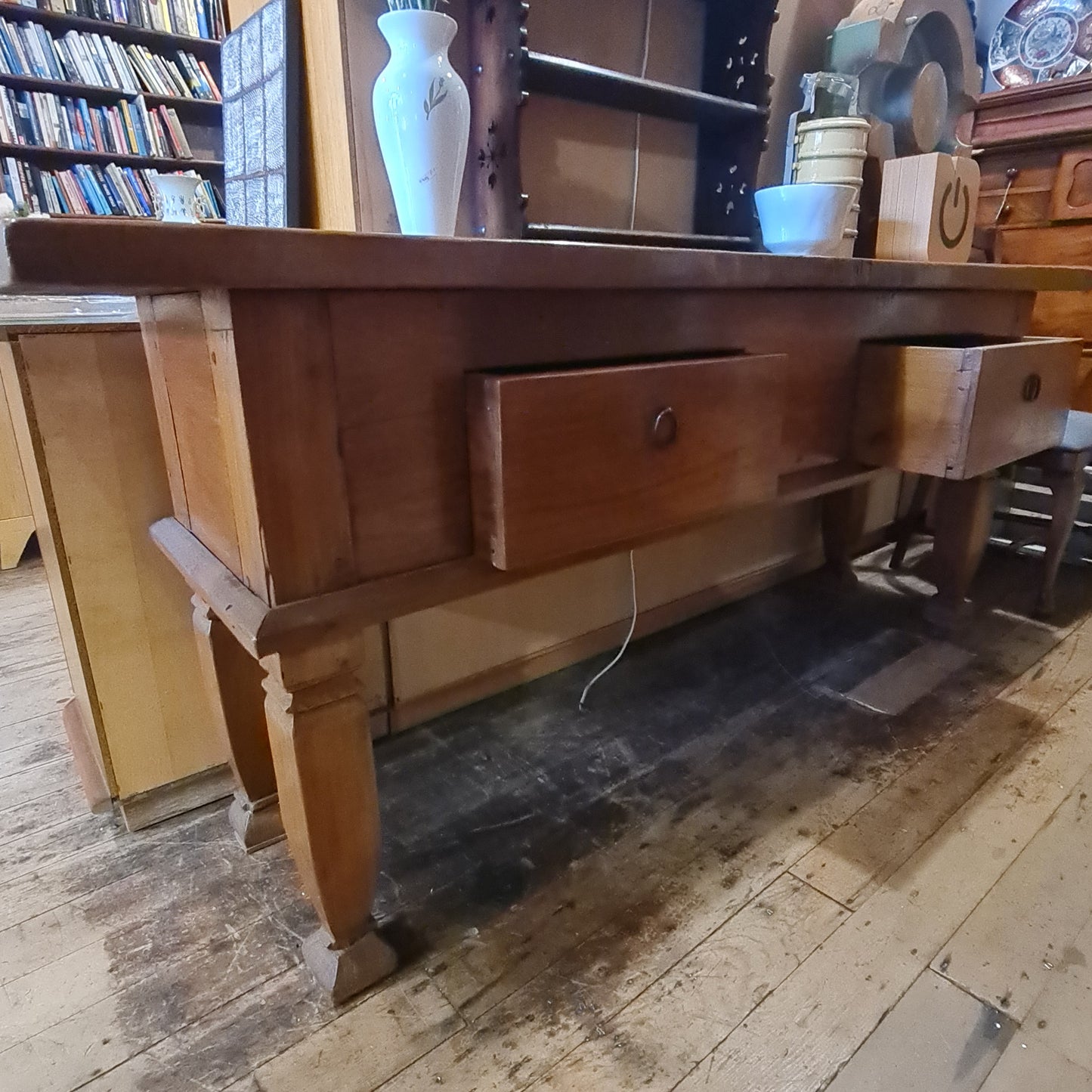 Teak Sideboard in the Rustic Style