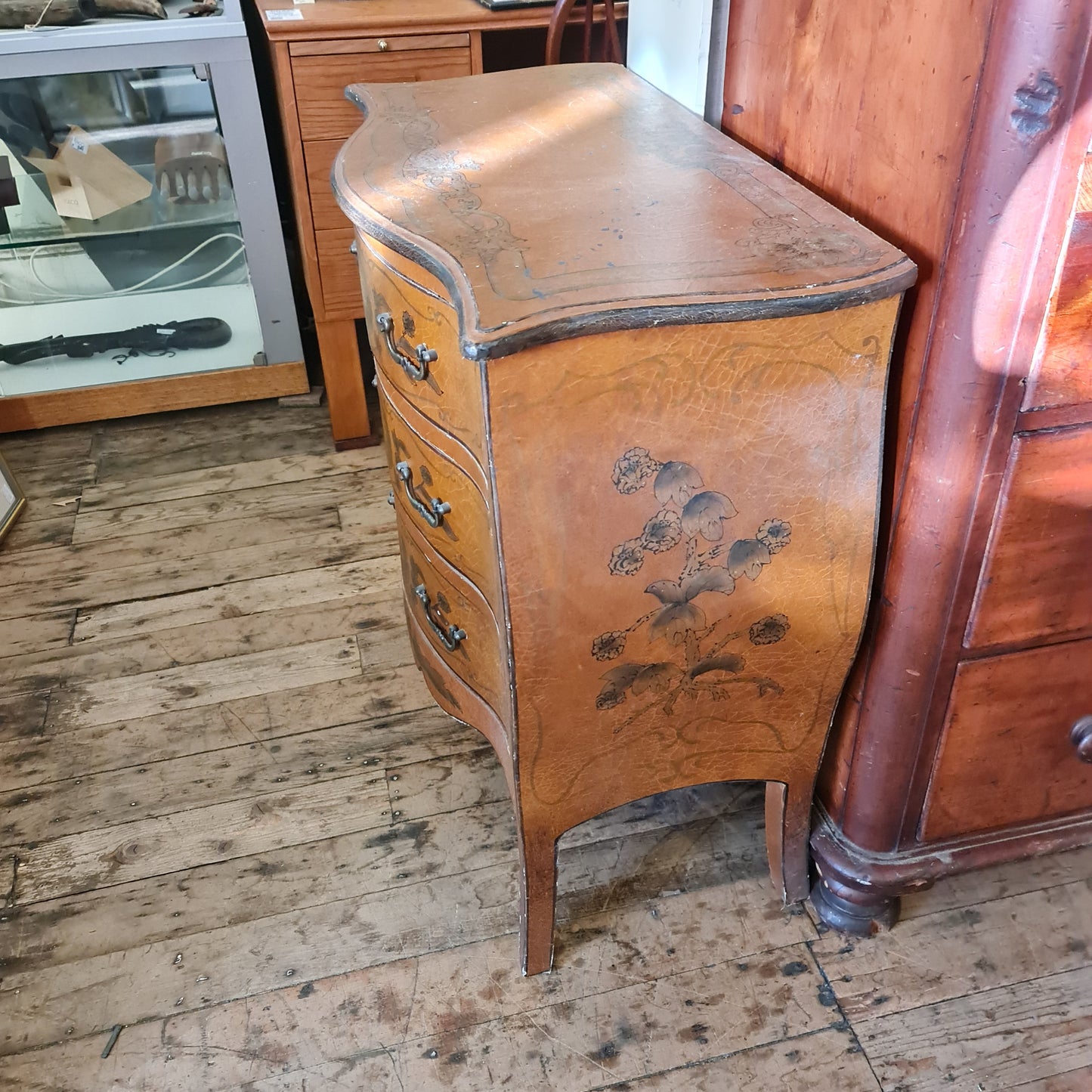 Small Bow Fronted Chest of Drawers