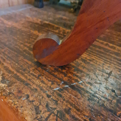 Round Antique Wine Table on a Tripod Base