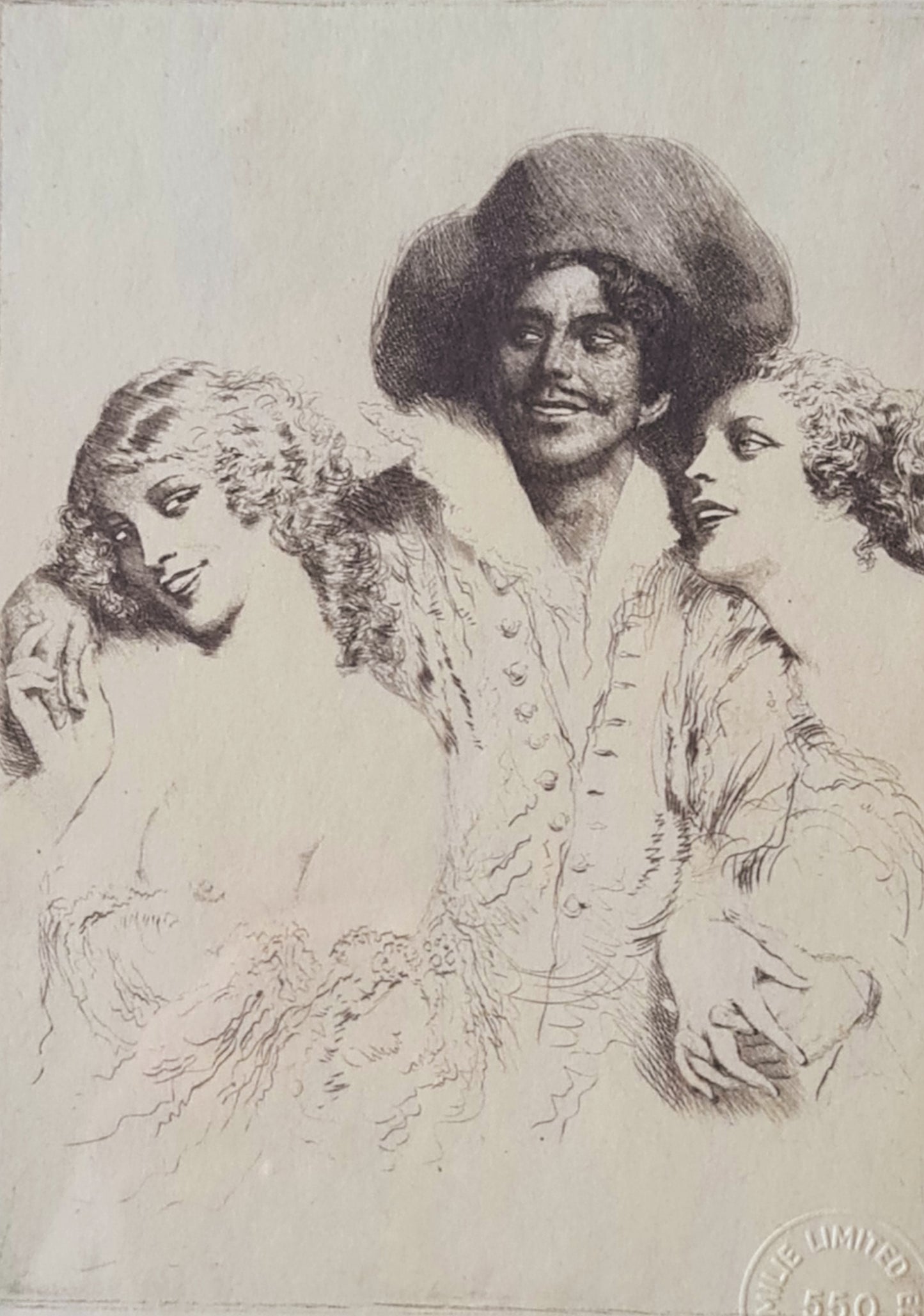 Norman Lindsay Engraving Trio Authorised Facsimile Odana