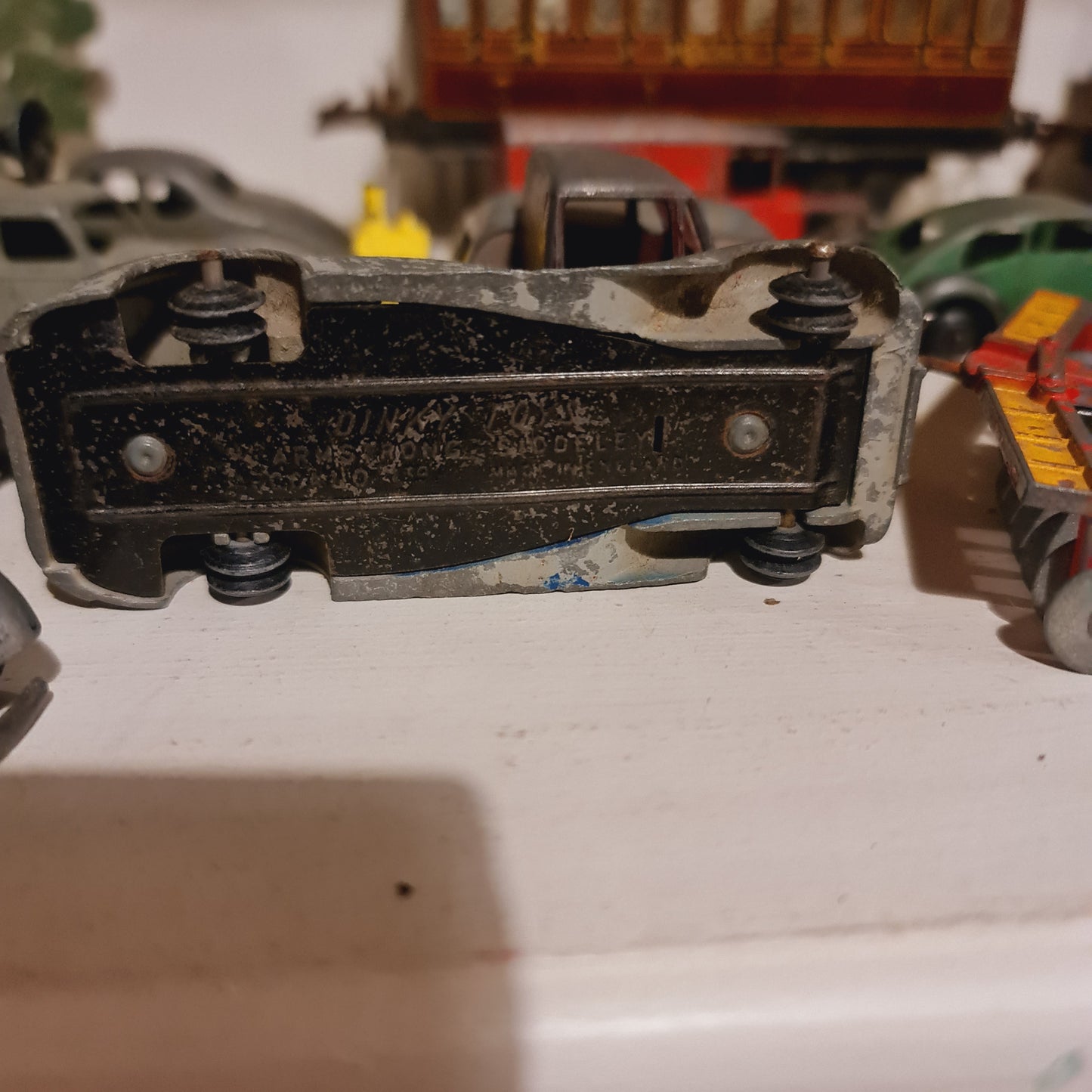 Collection of Die Cast Toy Cars Made in England by Dinky and Meccano