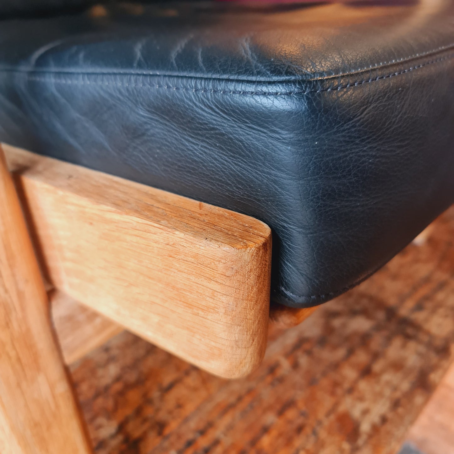 Plank Chair Hans Wegner Oak Getama Leather