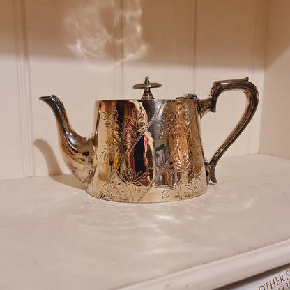 Silver Plated Teapot Antique