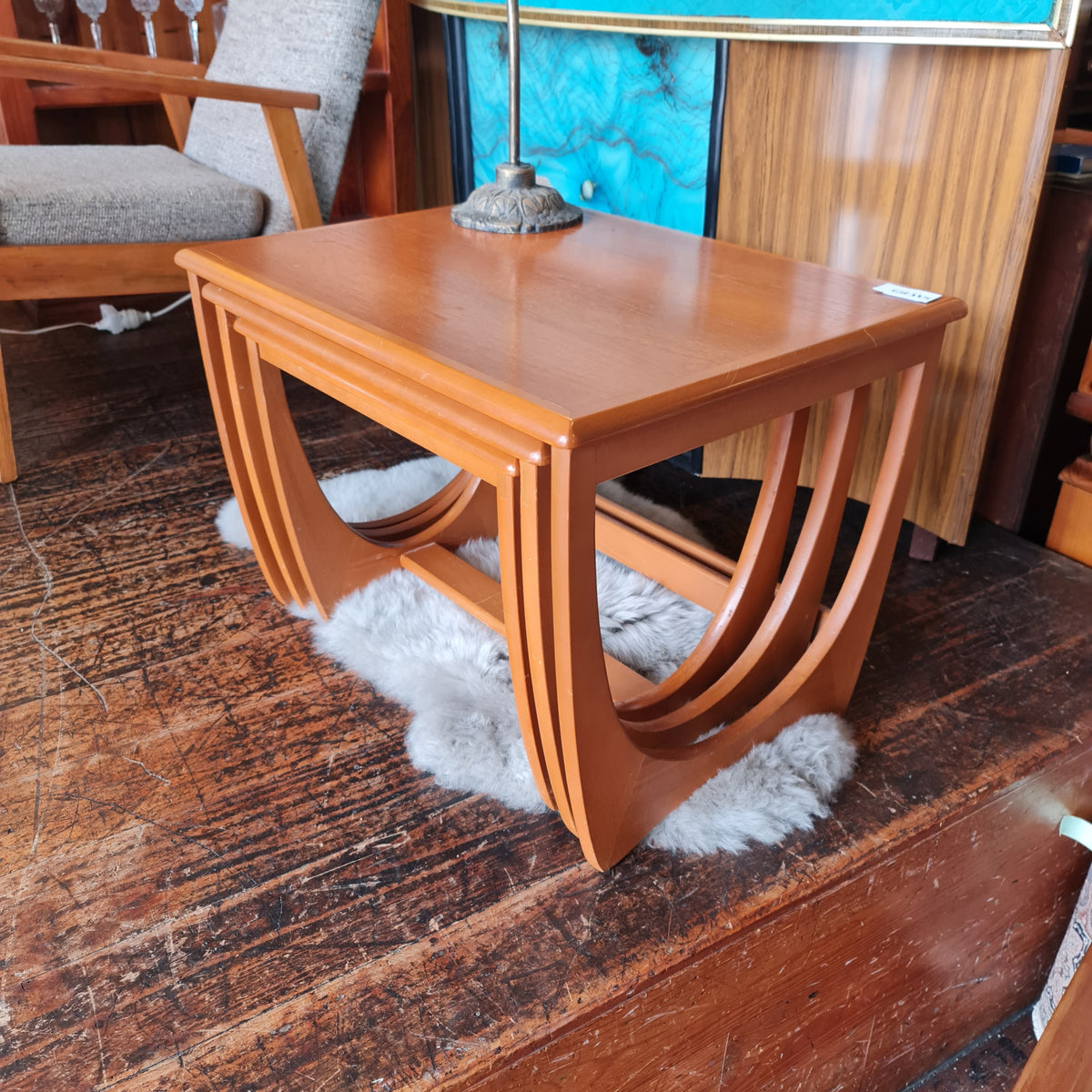Nest of Three Deco or Modernist Tables