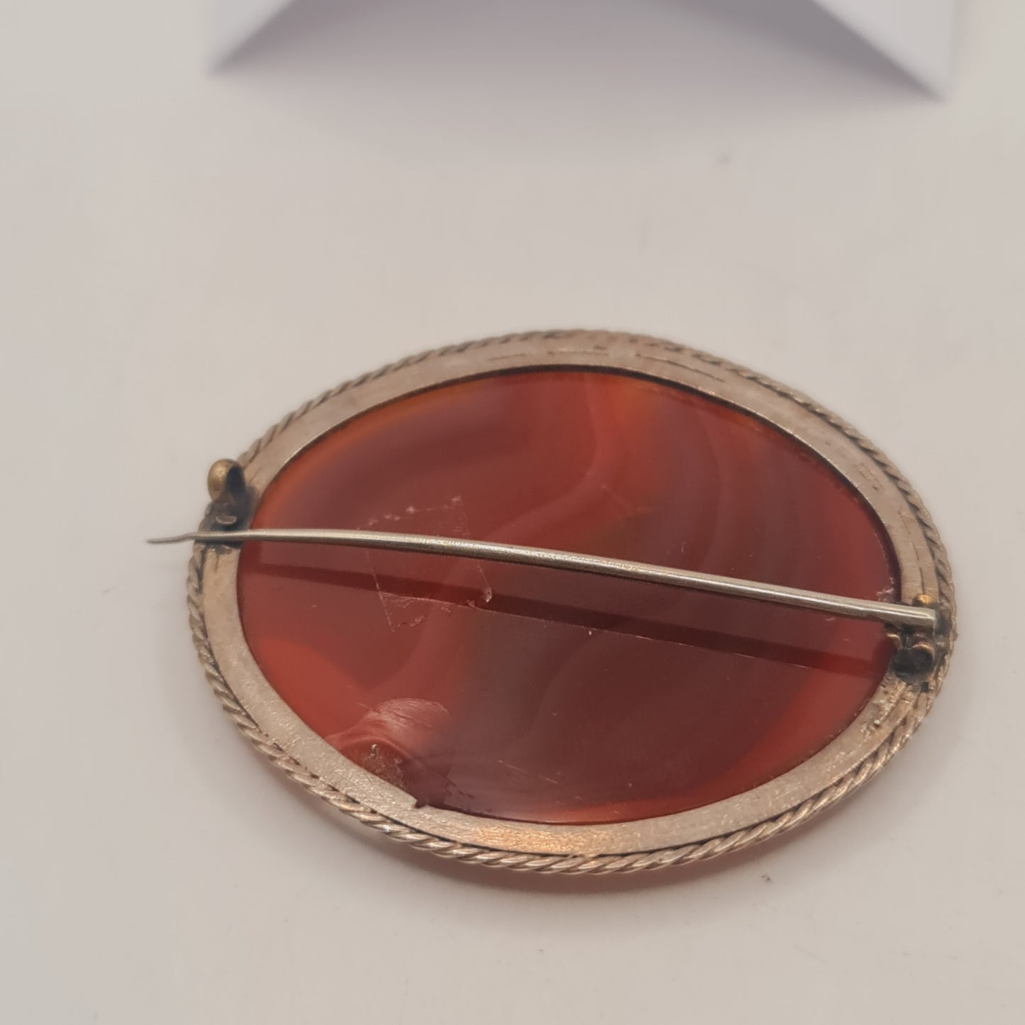 Amber brooch in Silver Frame A/F