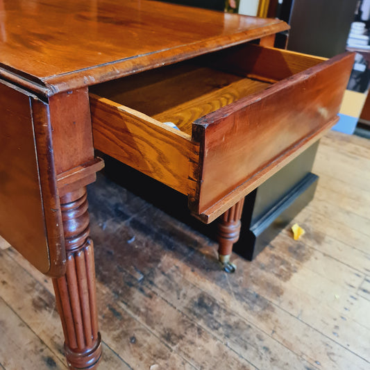 Antique Drop Sided Table for Kitchen or Dining