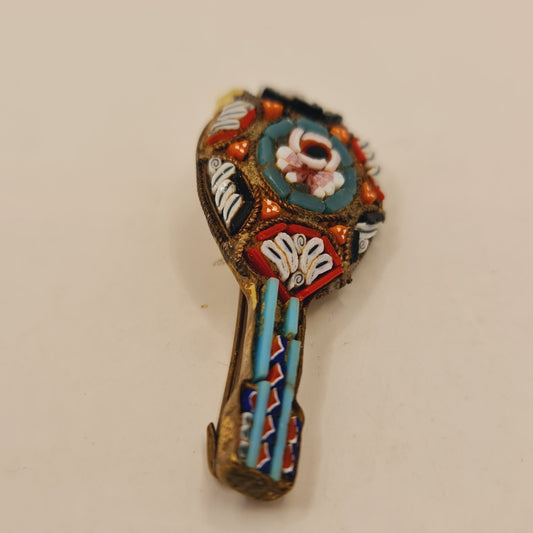 Micro Mosiac Brooch in the Vintage Style