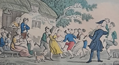 Hand Coloured Engraving Cartoon Thomas Rowlandson