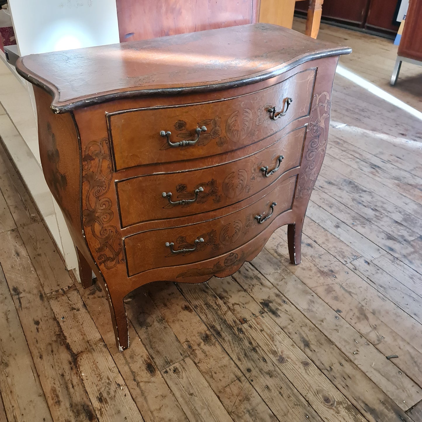Small Bow Fronted Chest of Drawers