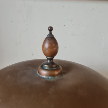 Copper Warming Pan with Tin Lining made in Germany with Stand and Burner