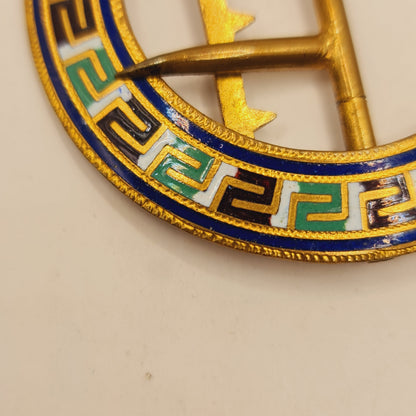 Edwardian Enamel Buckle