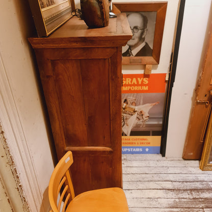 Rustic cabinet with Painted Doors and Shelving