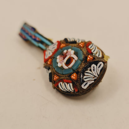 Micro Mosiac Brooch in the Vintage Style