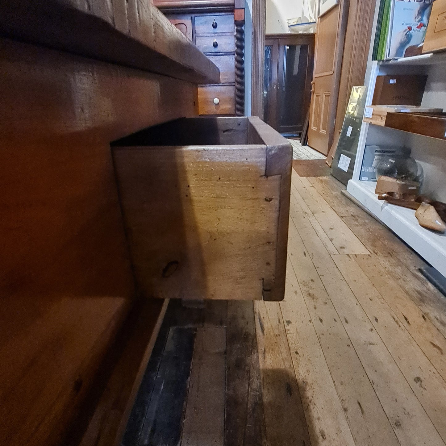 Teak Sideboard in the Rustic Style
