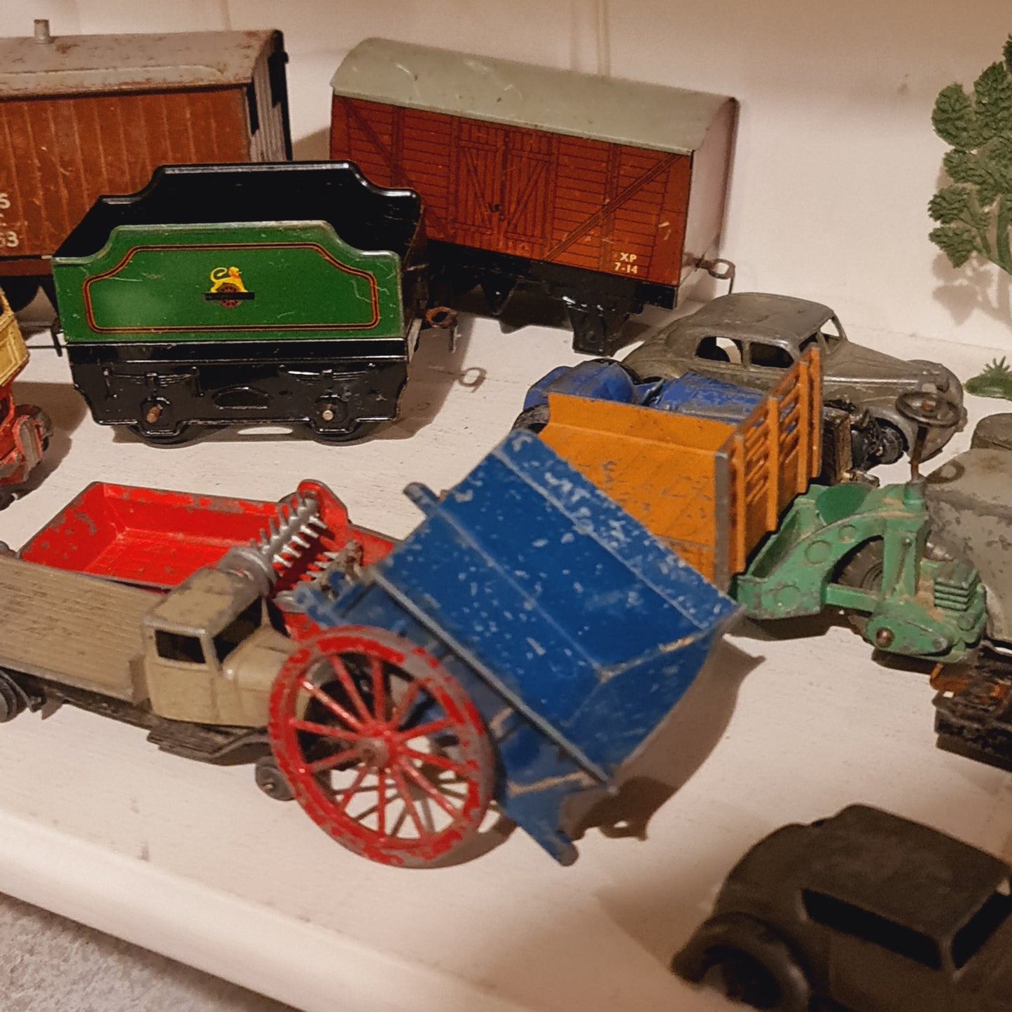 Collection of Die Cast Toy Cars Made in England by Dinky and Meccano