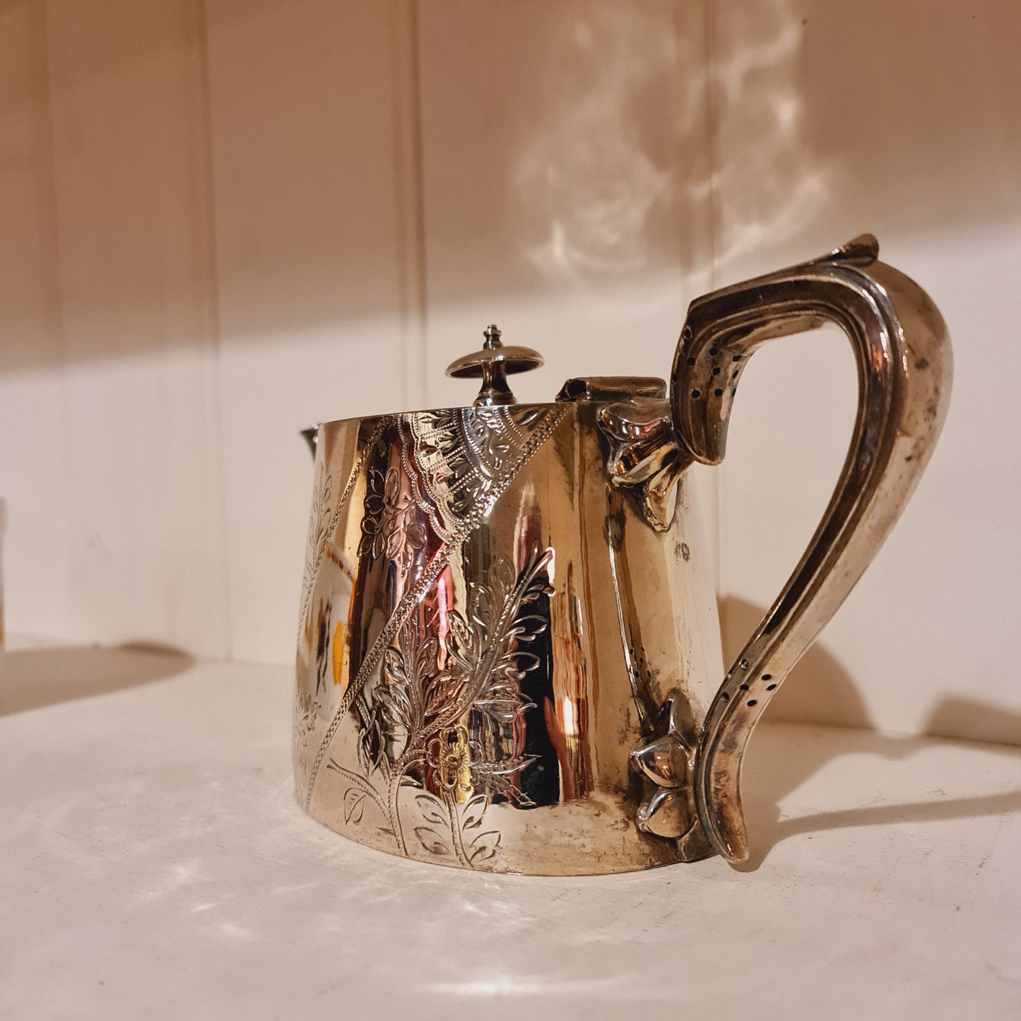 Silver Plated Teapot Antique