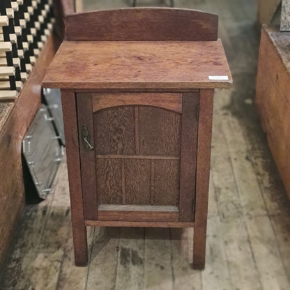 Bedside Cabinet Vintage Antique arts and Crafts Period