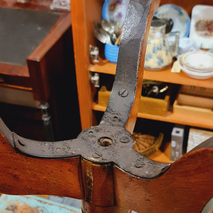 Antique Wine Table with Shaped Top