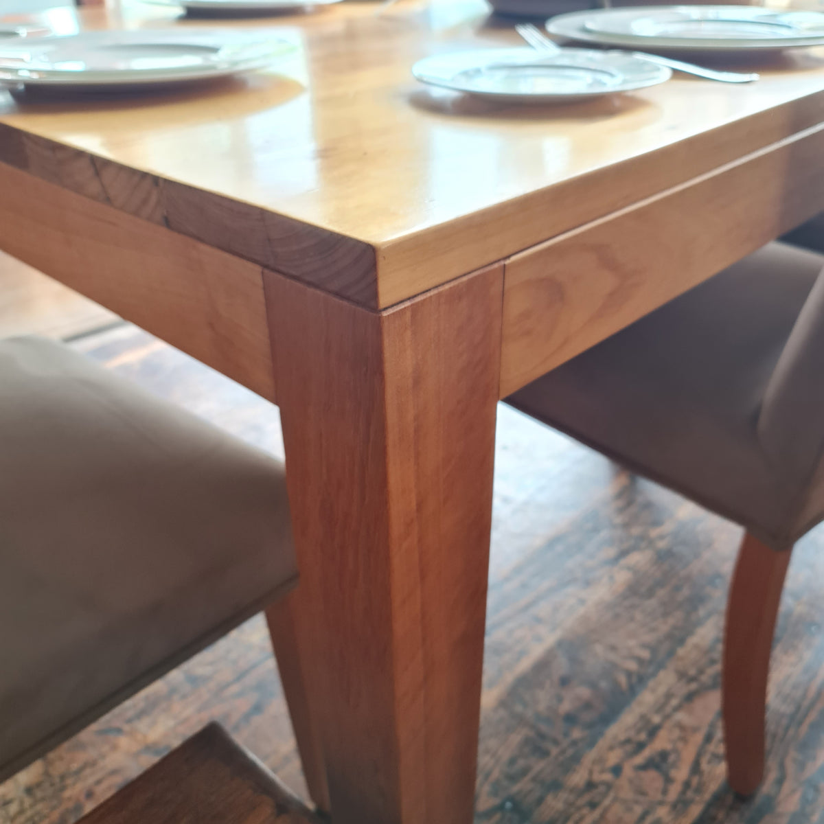 Hardwood Rectangular Dining Table for Six Mark Tuckey Australian Made