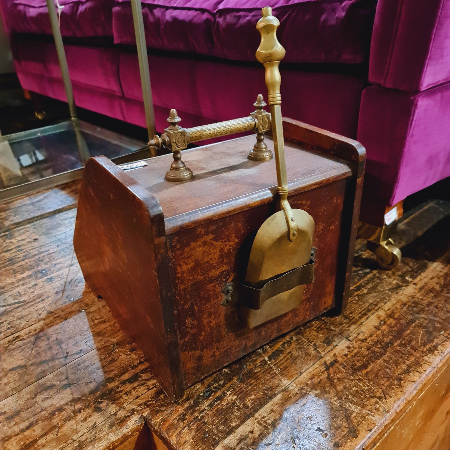 Antique Coal Box Kindling or Wood