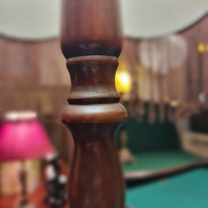 Standard Lamp Vintage Drinks Tray Wooden