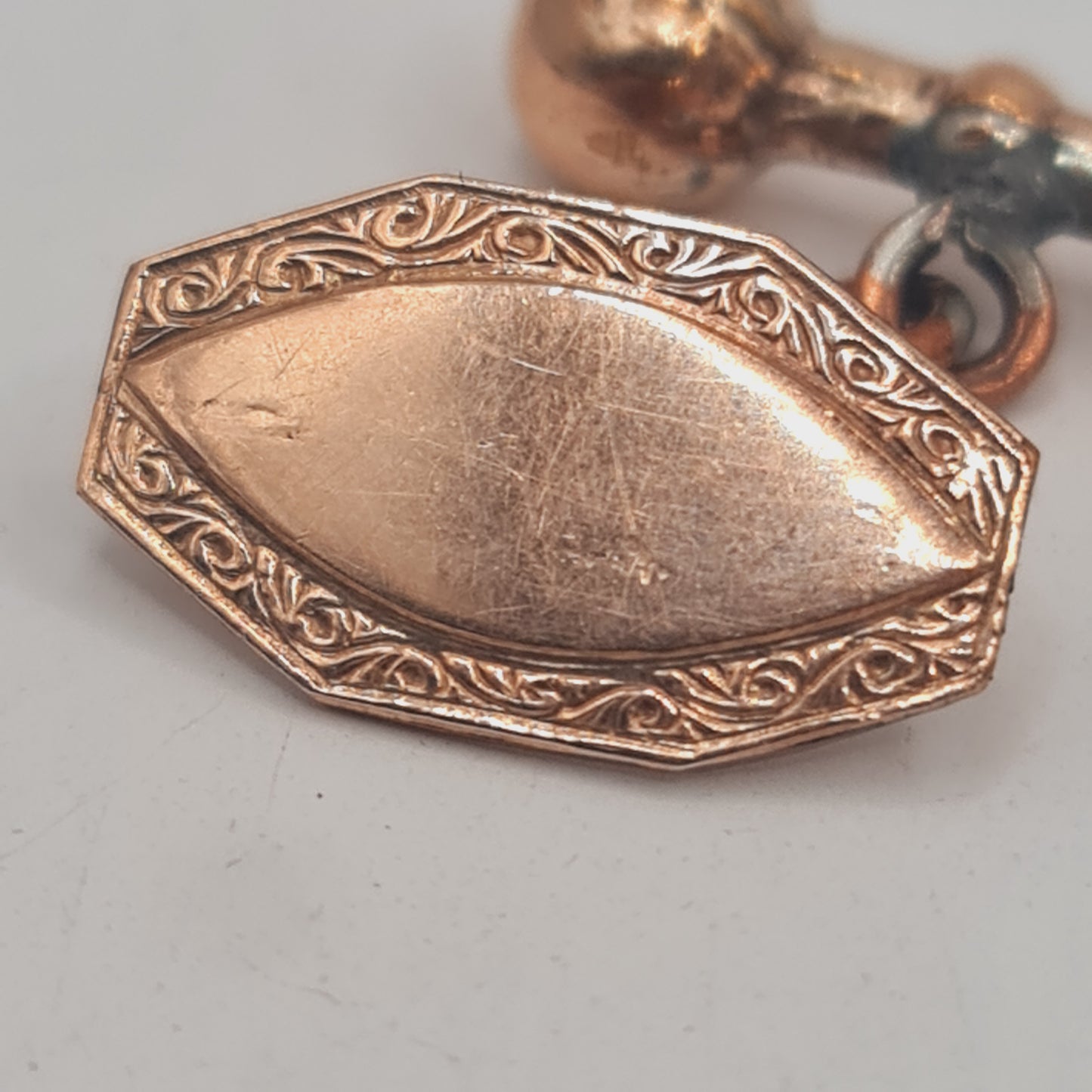 Vintage Gold Plated Chain Link Cufflinks