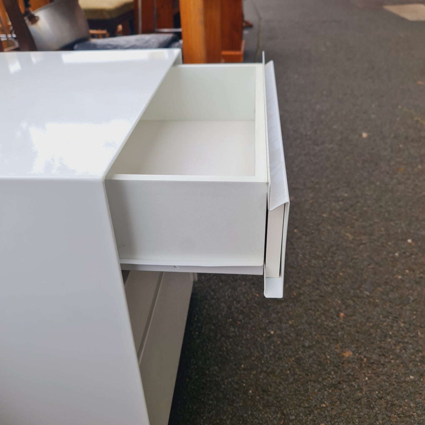 Drawer Unit Folded Steel Aero White