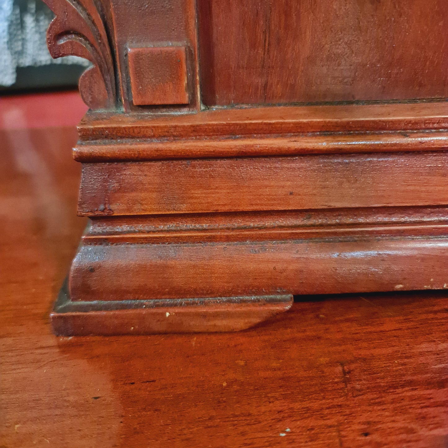 Ansonia Mantel Clock Antique with Wooden Case