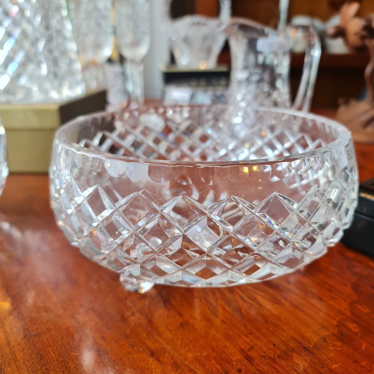 Assorted Crystal Lead Glass Vessels