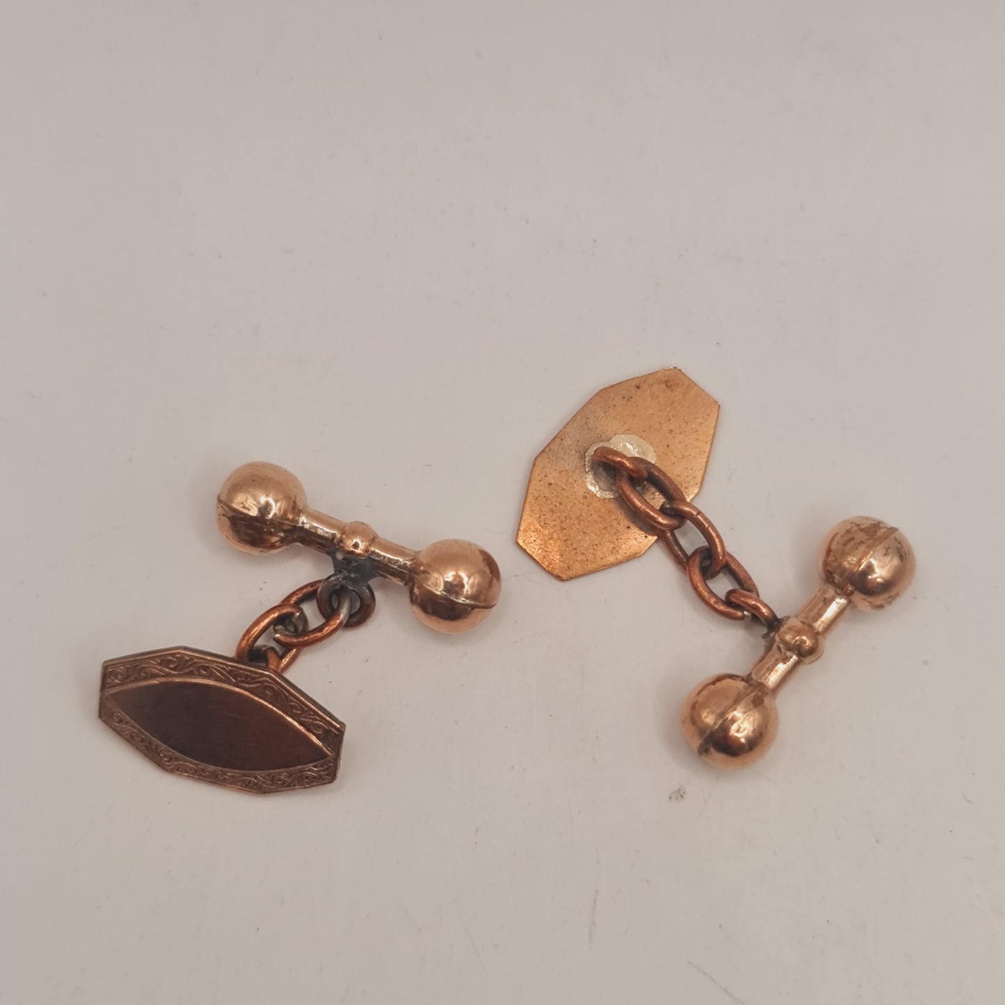 Vintage Gold Plated Chain Link Cufflinks