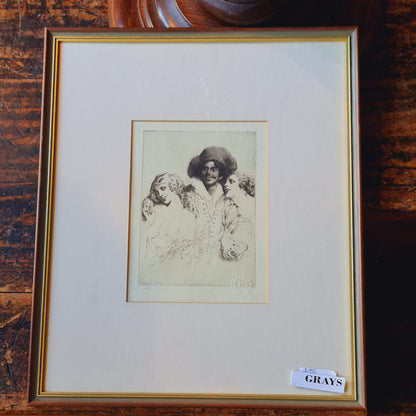 Norman Lindsay Engraving Trio Authorised Facsimile Odana