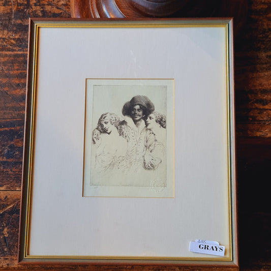 Norman Lindsay Engraving Trio Authorised Facsimile Odana